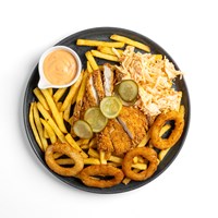 Crispy chicken platter