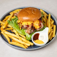 Bacon cheese burger